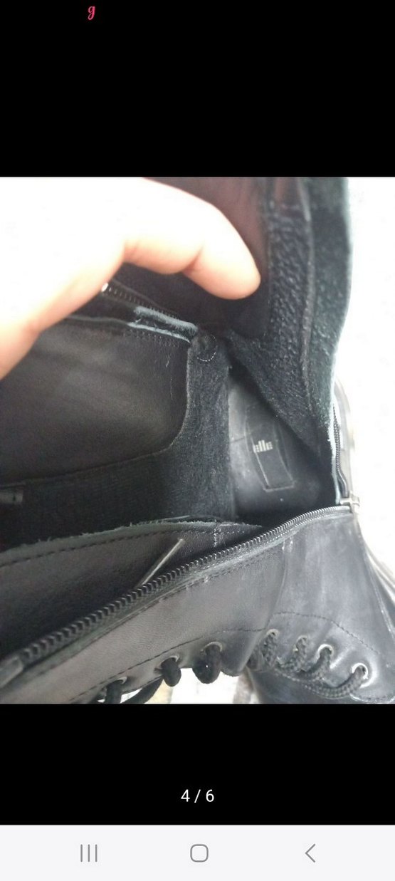 Siyah Deri Kadın Stiletto Bot - Görsel 4