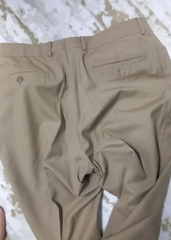 Bej Regular Fit Keten Erkek Pantolon - Görsel 5