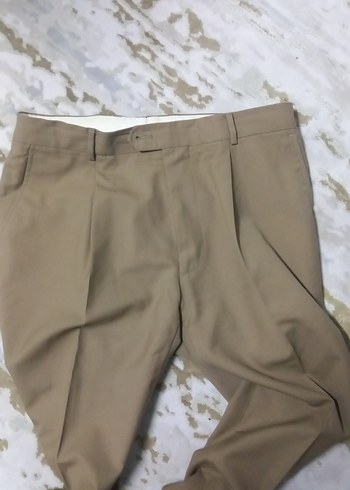 Bej Regular Fit Keten Erkek Pantolon - Görsel 3