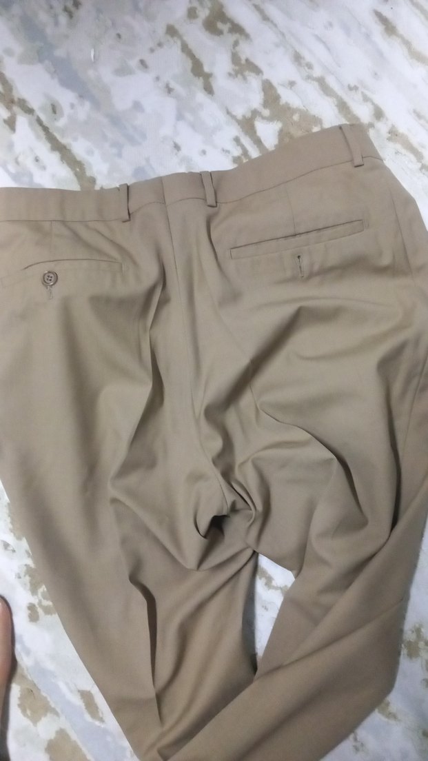 Bej Regular Fit Keten Erkek Pantolon - Görsel 5