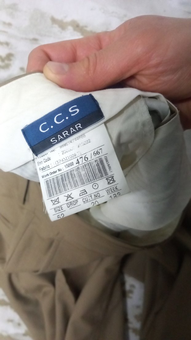 Bej Regular Fit Keten Erkek Pantolon - Görsel 4