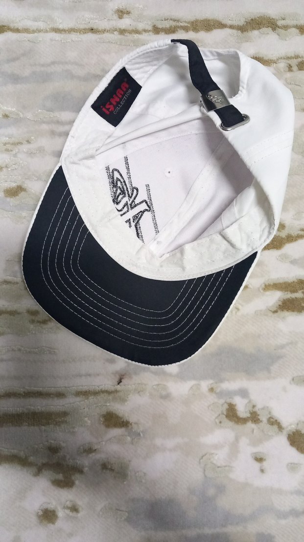 Beyaz Kadın Spor Şapka Velcro Ayarlı - Görsel 3