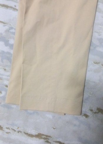 Bej Regular Fit erkek Keten Pantolon - Görsel 2