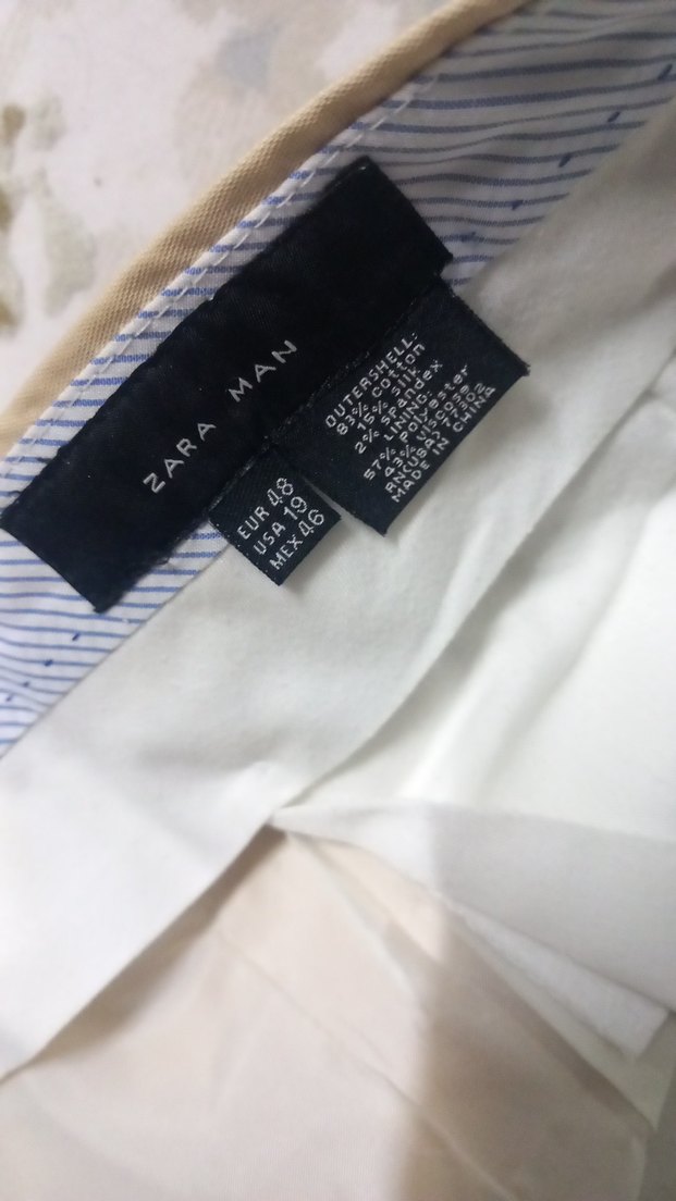 Bej Regular Fit erkek Keten Pantolon - Görsel 5