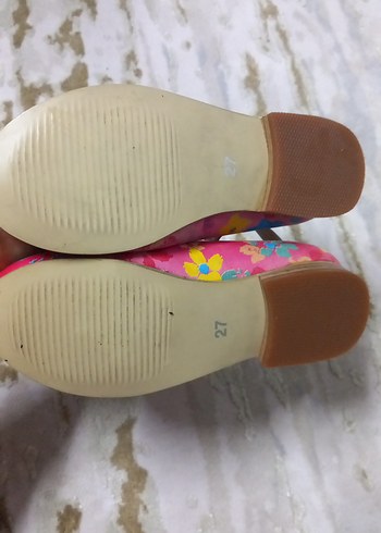 Renkli Bağcıklı Kız Babet Ayakkabı - Görsel 5