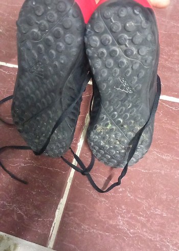 Erkek Siyah-Kırmızı Adidas Futbol Ayakkabısı - Görsel 6