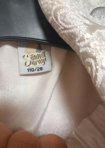 İşlemeli Beyaz Düğmeli Erkek Çocuk Takımı - Görsel 5