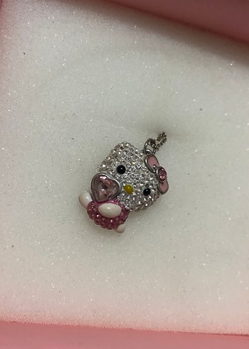 Pembe Mini Hellokitty Kadın Kolye - Görsel 3