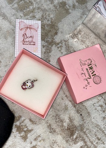 Pembe Mini Hellokitty Kadın Kolye - Görsel 5