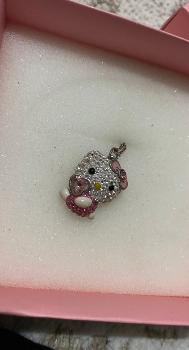 Pembe Mini Hellokitty Kadın Kolye - Görsel 3