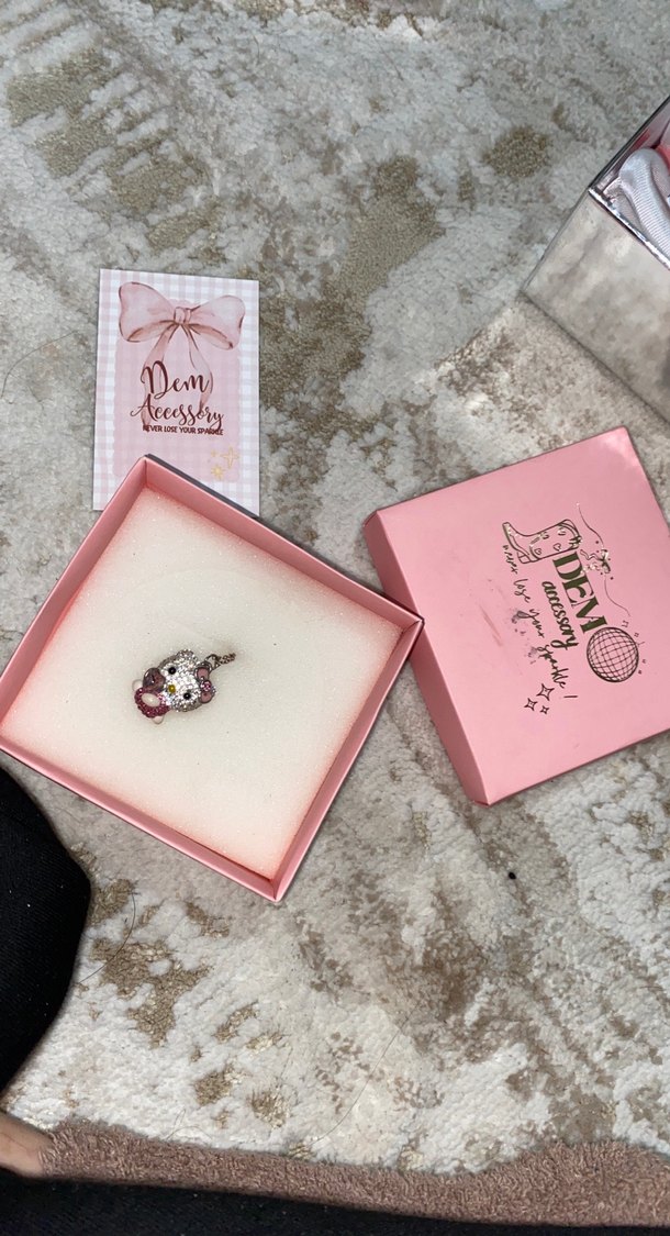 Pembe Mini Hellokitty Kadın Kolye - Görsel 5