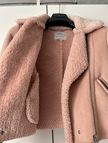 xs Beden pembe Renk Bershka ceket