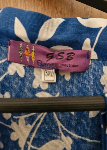 Mavi Desenlı 3xl Elbise - Görsel 2