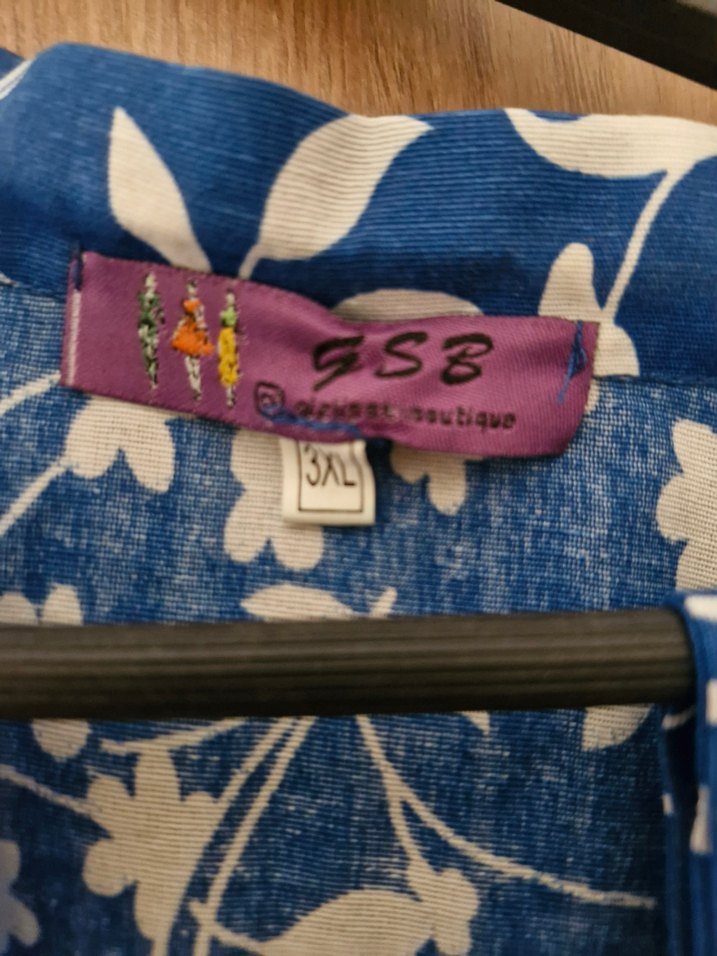 Mavi Desenlı 3xl Elbise - Görsel 2