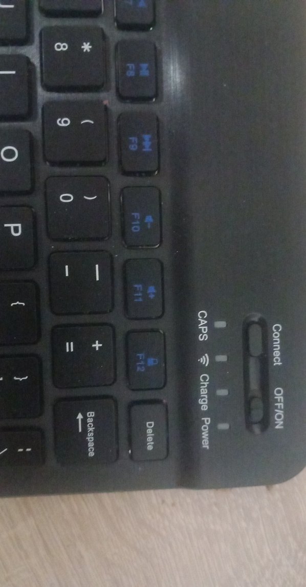 Kompakt Siyah Kablosuz Klavye (Bluetooth) - Görsel 4