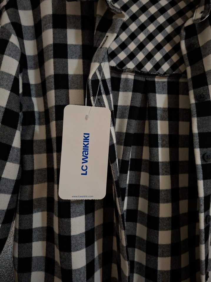 kareli çocuk gömlek - Görsel 3