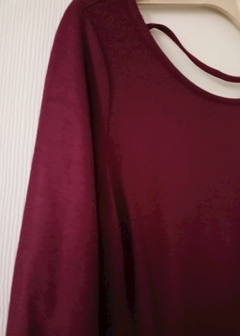 uzun kollu kışlık mini elbise - Görsel 2