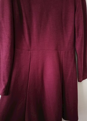 uzun kollu kışlık mini elbise - Görsel 3