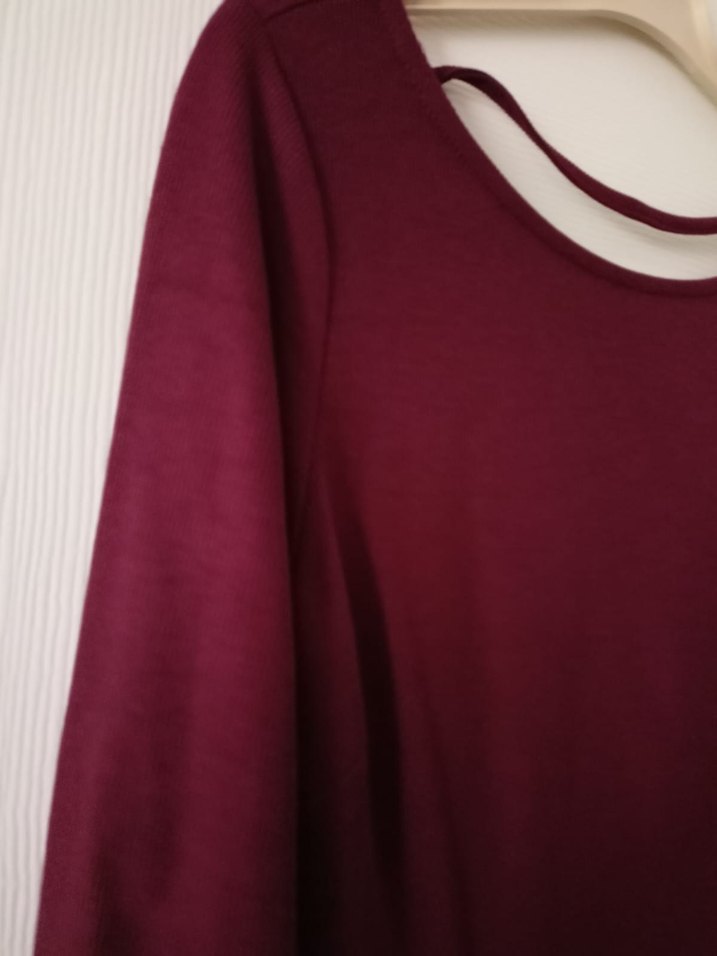 uzun kollu kışlık mini elbise - Görsel 2