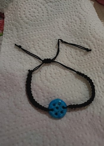 Mardinden alınmıştır Turkuaz Boncuklu  Kadın Bileklik - Görsel 2