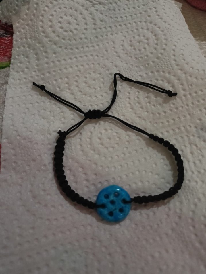 Mardinden alınmıştır Turkuaz Boncuklu  Kadın Bileklik - Görsel 2