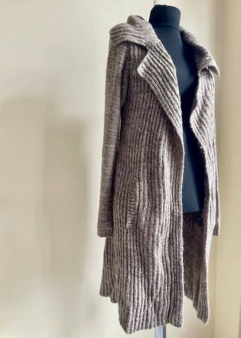 Koyu Sütlü Kahve Hırka - Görsel 5