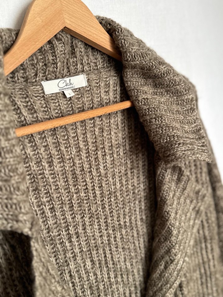 Koyu Sütlü Kahve Hırka - Görsel 3