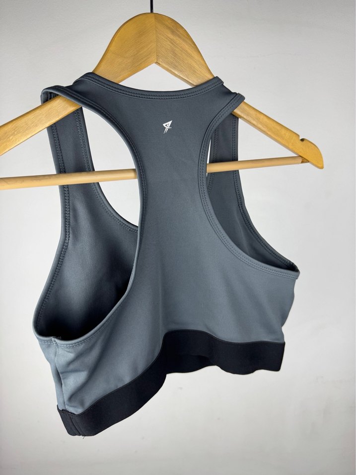 Gri Sporcu Üst - Görsel 3