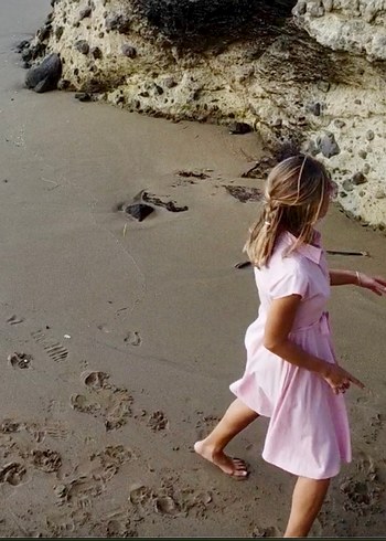 Açık Pembe Elbise - Görsel 5