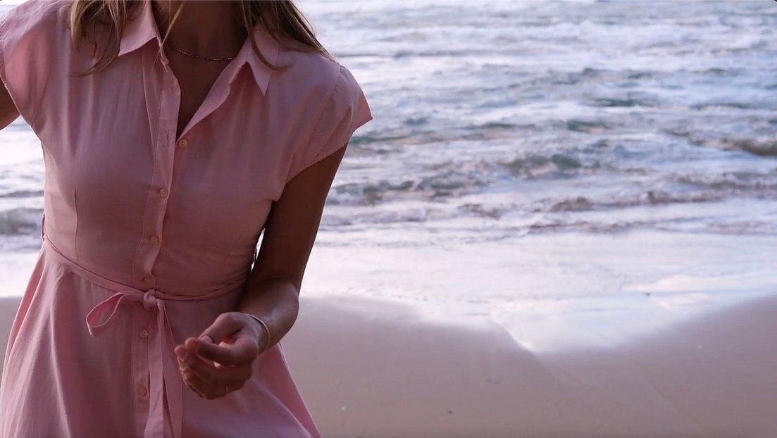 Açık Pembe Elbise - Görsel 3