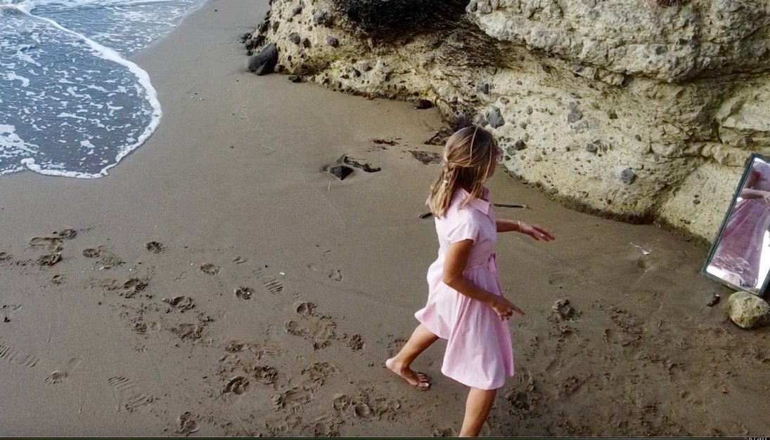 Açık Pembe Elbise - Görsel 5