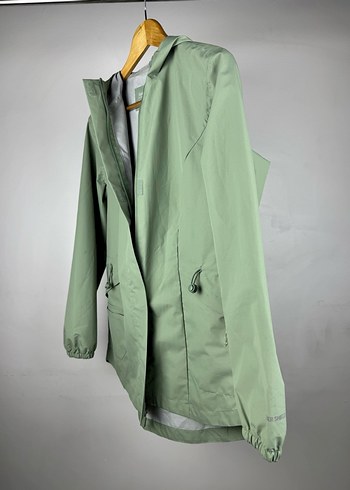 Su Yeşili Yağmurluk Ceket - Görsel 4