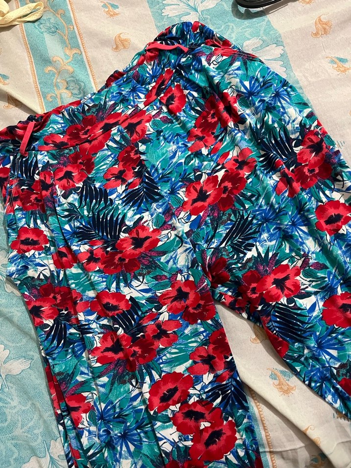 Renkli rahat şalvar - Görsel 2