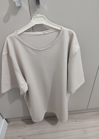 Diğer Bej Renkli Erkek oversize t shirt