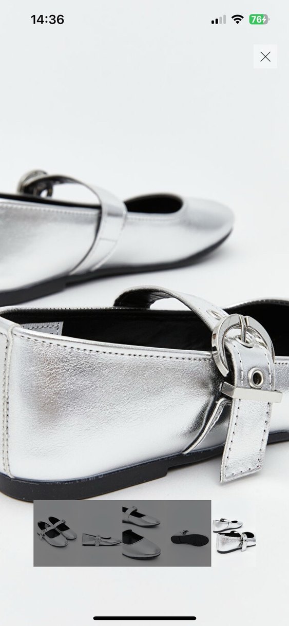 Klasik Tokalı Beyaz Kız Babet Ayakkabı - Görsel 3