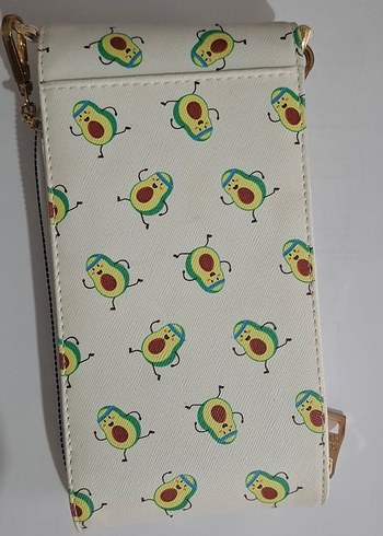 Desenli Kadın Avakado Desenli Çanta - Görsel 2