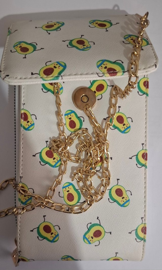 Desenli Kadın Avakado Desenli Çanta - Görsel 5
