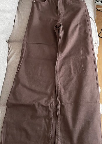 H&M Kahverengi kadın jean