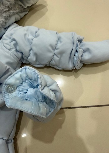 Gri Kürklü Bebek Erkek Tulum - Görsel 3