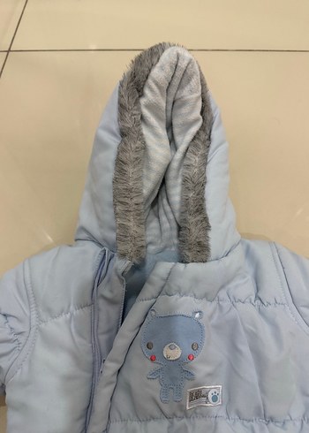 Gri Kürklü Bebek Erkek Tulum - Görsel 4