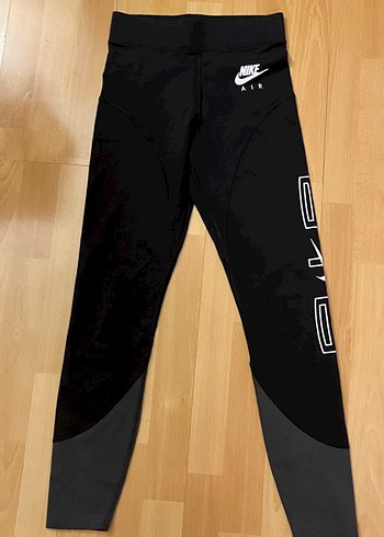 Nike Siyah Baskılı Spor Tayt