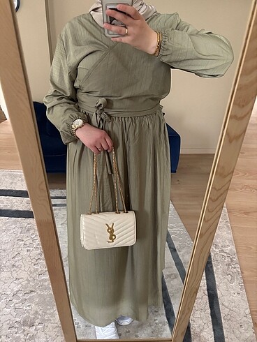 Yandan bağlamalı etek bluz takım kimono ceket