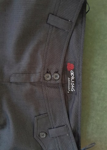 Gri Düğmeli Kadın Denim Pantolon - Görsel 3