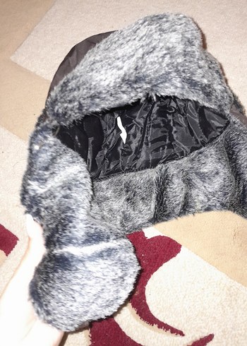 Kadın Gri Kürk Detaylı Sıcak Şapka - Görsel 2