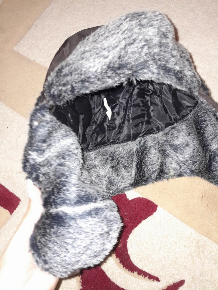 Kadın Gri Kürk Detaylı Sıcak Şapka - Görsel 2