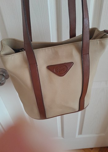 Bej Deri Kadın Çanta - Görsel 3