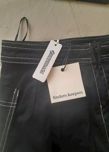 Siyah Midi Kadın Mini Etek - Görsel 3