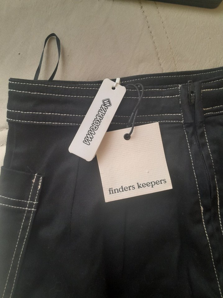 Siyah Midi Kadın Mini Etek - Görsel 3