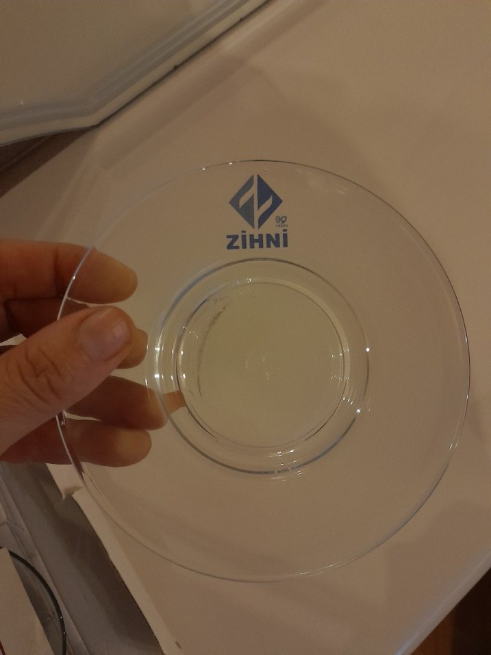 zihni 90'lı yıllara ait çay tabağı - Görsel 2