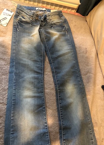 diğer Beden düşük bel vintage ispanyol paça pantolon sıfır